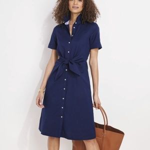 Vineyard Vines - Westerly Tie Front Linen Dress